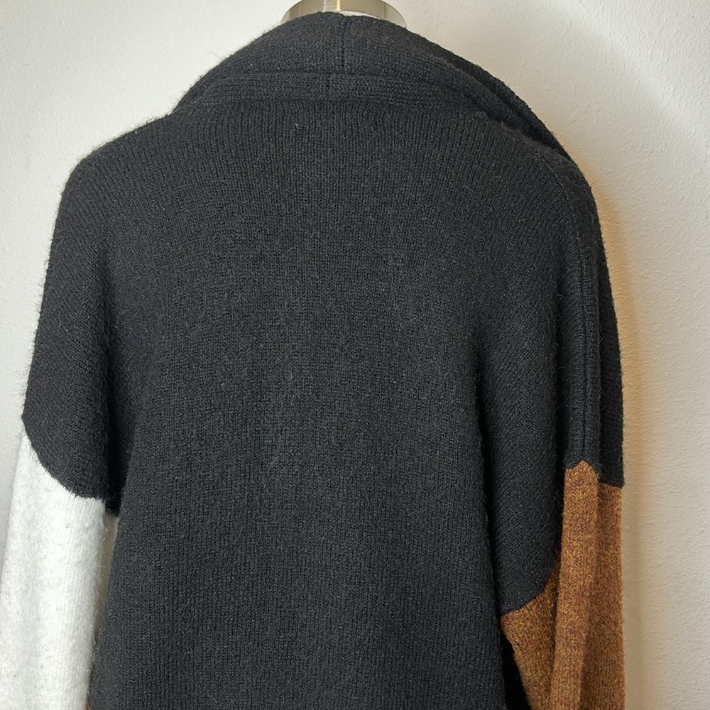 Entro Size Small Color-Block Oversized Open Cardi… - image 6